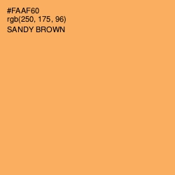 #FAAF60 - Sandy brown Color Image